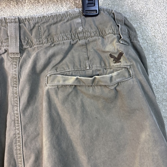 Vtg American Eagle Chino Pants Men's 32x34 Brown AE Skater Y2K Bootcut *READ - Picture 9 of 13
